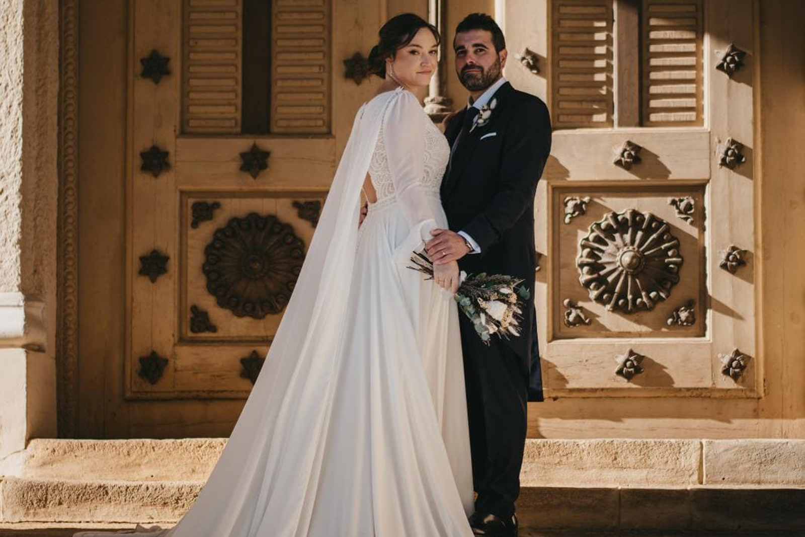 Novia en una boda real celebrada en Murcia