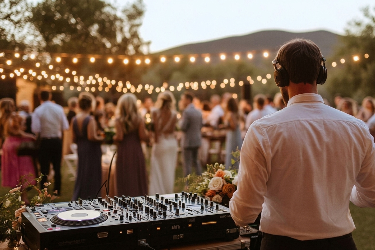 DJ con hora loca durante una boda en Murcia
