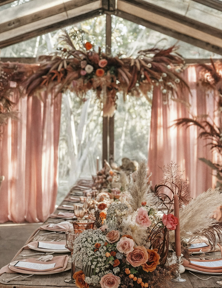 Decoración romántica para bodas 2027