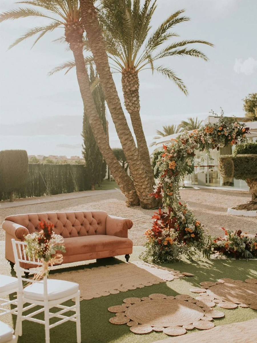 Ceremonia civil en una finca para bodas