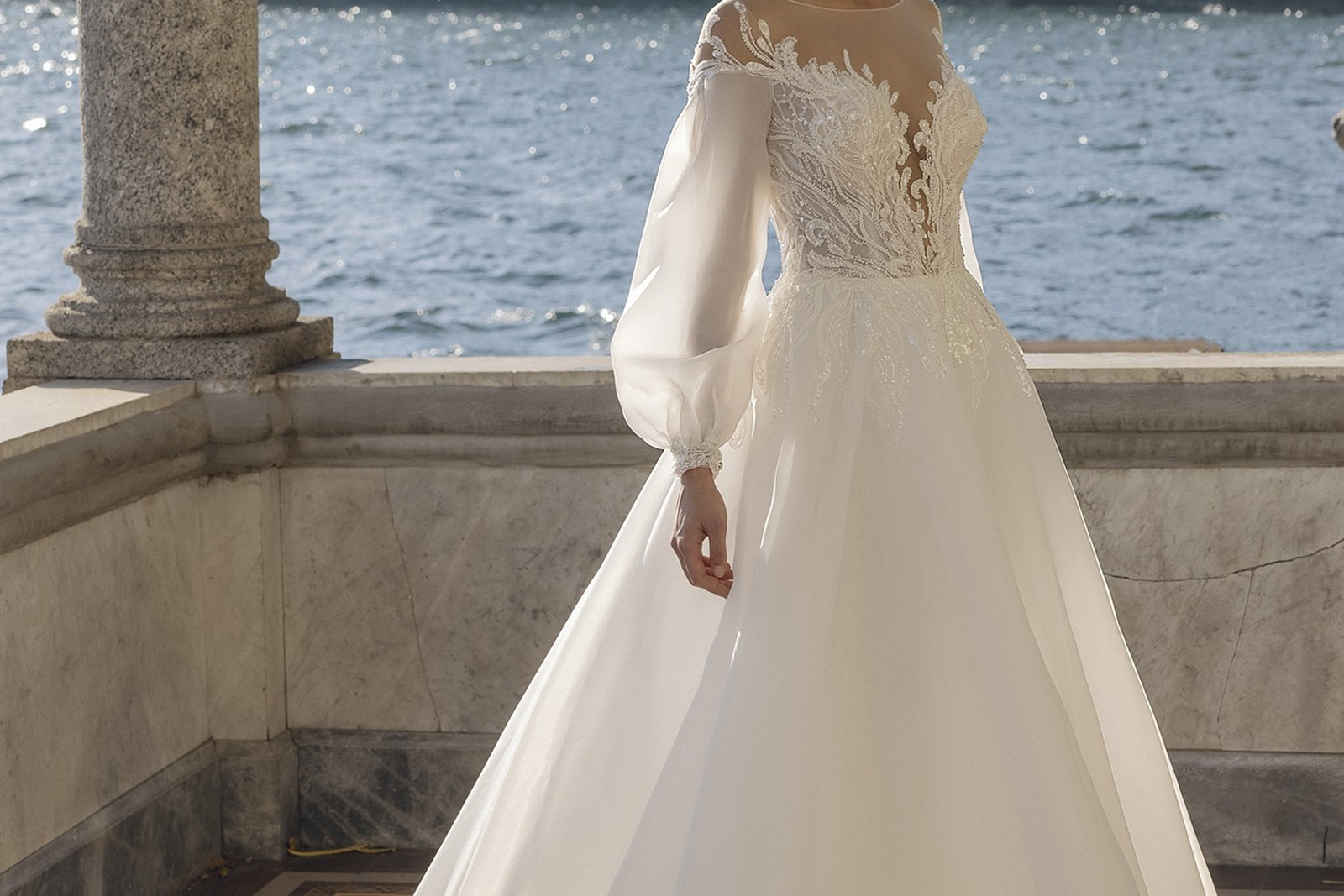 Detalle de tejido organza