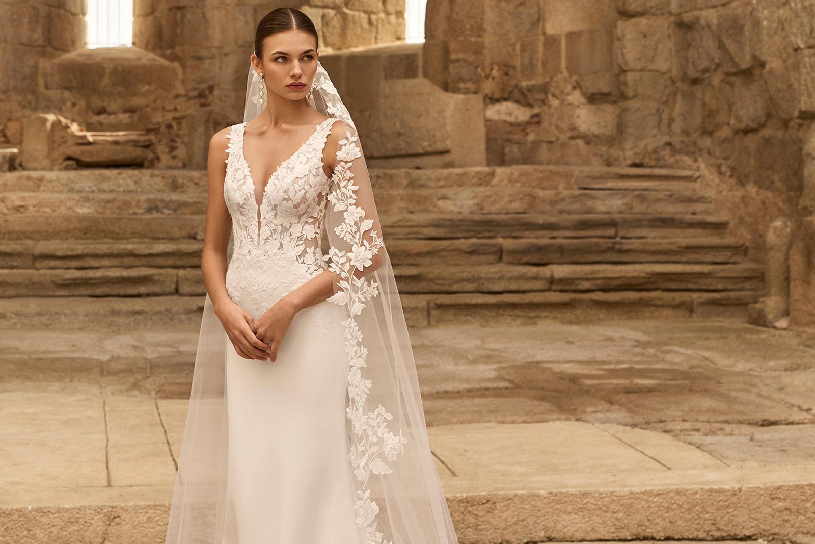 Vestido de novia corte fit and flare