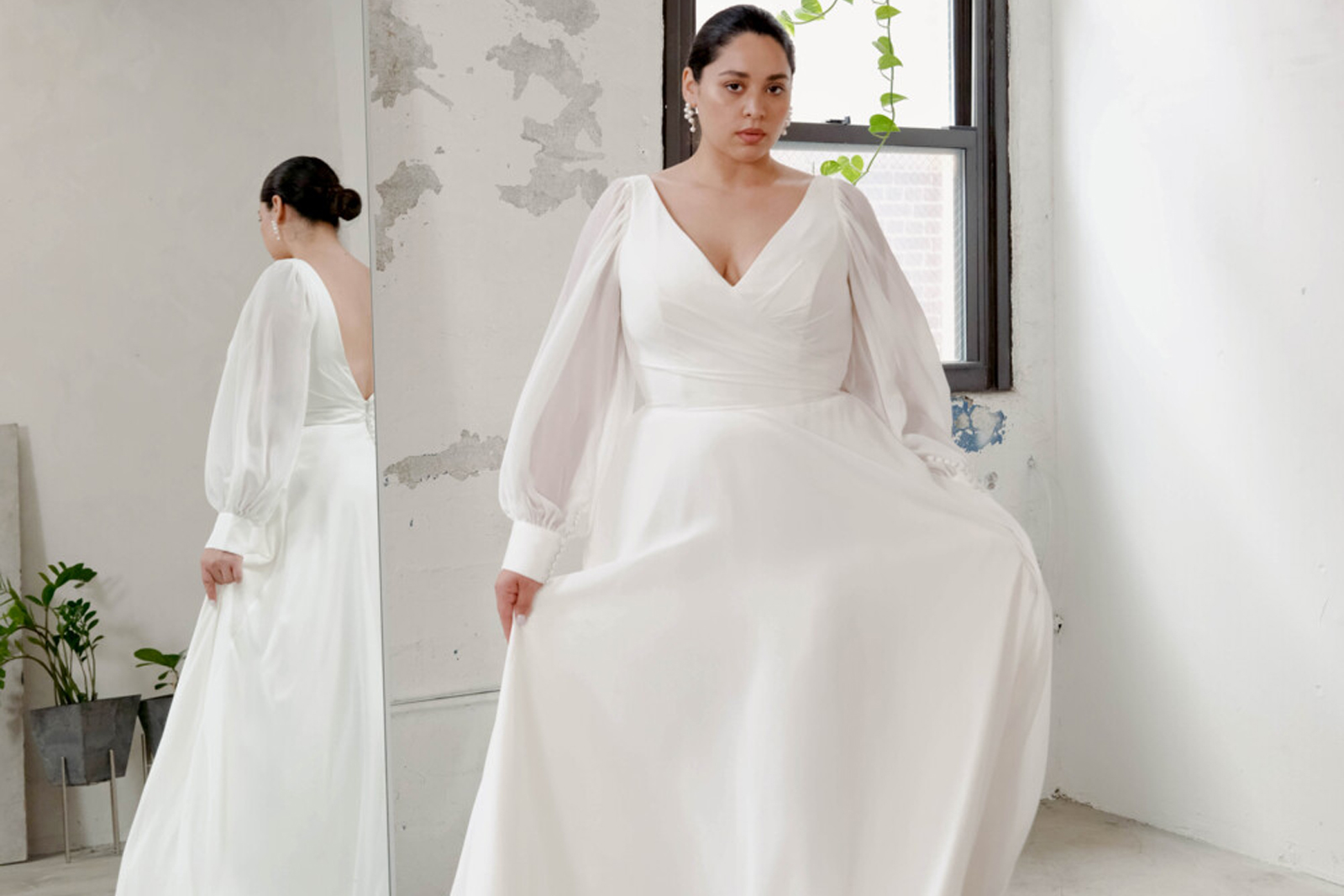 Vestido de novia para mujeres con mucho pecho