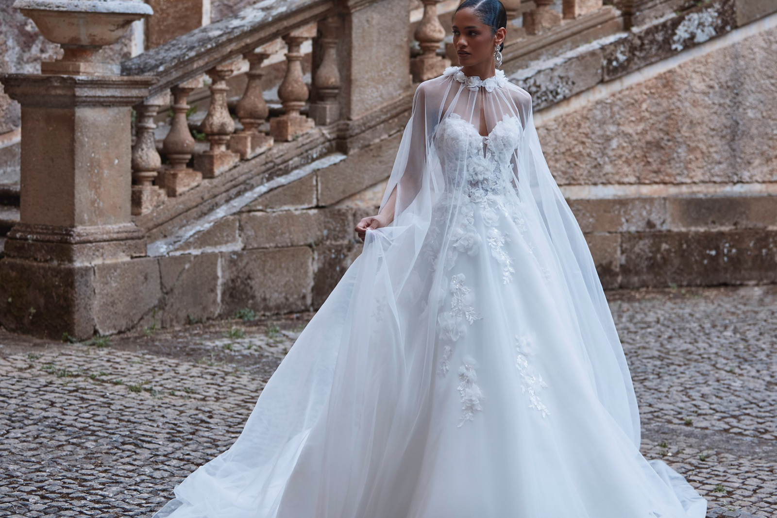 Vestido de novia corte princesa