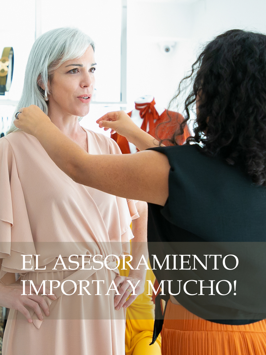 Asesoramiento personalizado para elegir un vestido de madrina