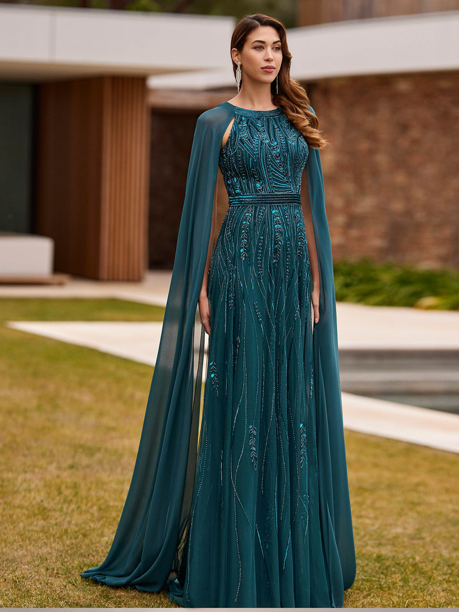 Vestido largo para madrina de boda