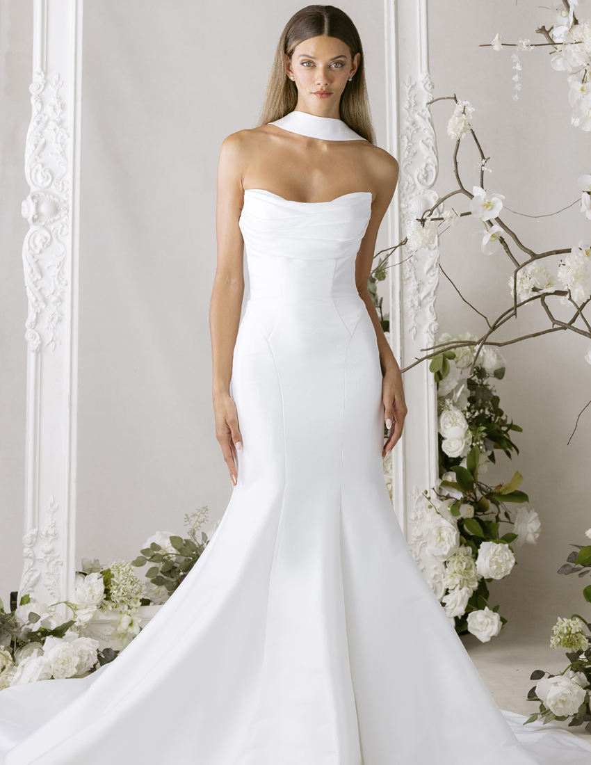 Vestido de novia minimalista 2027