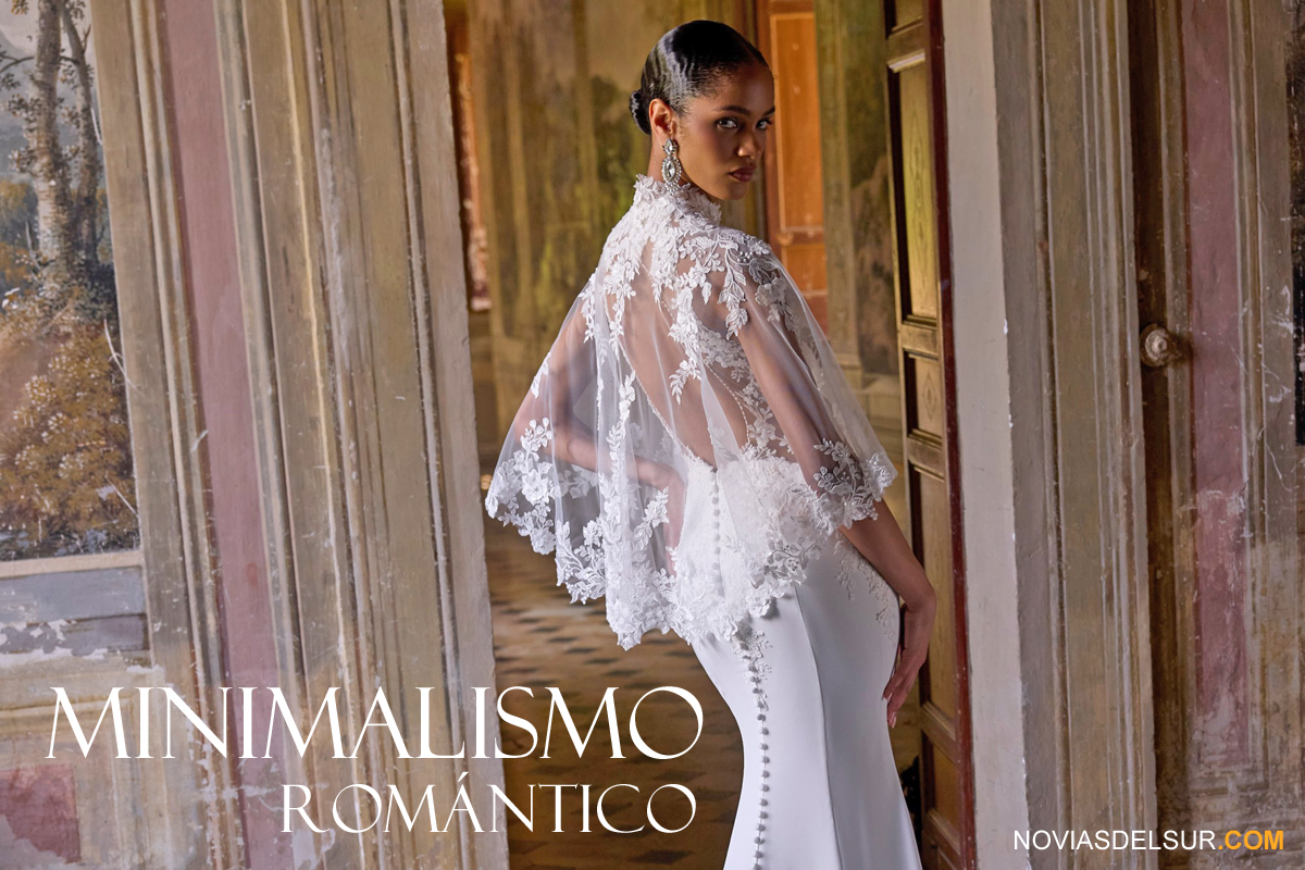 Tendencias de vestidos de novia para 2027 con estilo minimalista romántico